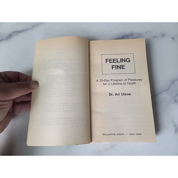 Feeling Fine By Dr. Art Ulene's Paperback - Picture 3 of 10